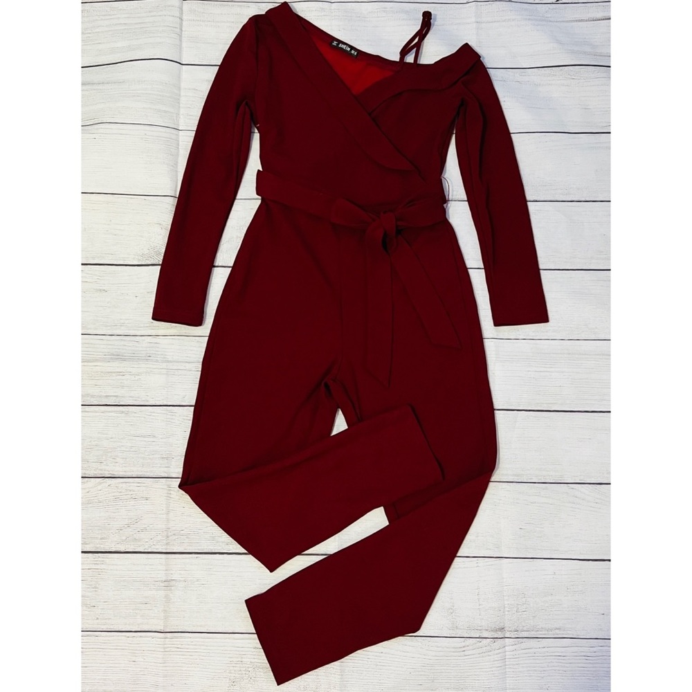 Burgundy long jumper size XS from SHEIN